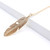 Simple Classic pendant Necklace Feather Necklace Long Sweater Chain Jewelry choker Necklace for Women