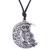 Owl Great Wisdom Ancient Silver Ancient Gold Couple Necklace
