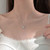 Ladies Light Luxury Bowknot Necklace Clavicle Chain