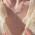 Ladies Light Luxury Bowknot Necklace Clavicle Chain