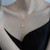 Ladies Light Luxury Bowknot Necklace Clavicle Chain