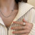Ladies Light Luxury Bowknot Necklace Clavicle Chain