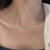 Ladies Light Luxury Bowknot Necklace Clavicle Chain