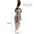 Personalized Angel Wings Pendant Adjustable Simple Long Necklace