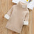 Plus Cashmere Style Letter Pattern Mink Cashmere Children Turtleneck Knitted Sweater