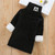 Plus Cashmere Style Letter Pattern Mink Cashmere Children Turtleneck Knitted Sweater