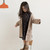 Childrens Clothing Girls Sweater Thick Knitted V-neck Childrens Cardigan Jacket Single-breasted Jacket