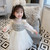 Girls Long Sleeve Mesh Dress