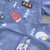 Summer Kids Leather Label Bear Shirt Short Sleeve Two-piece Suit