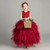 Sleeveless Long Lace Princess Dress Pettiskirt Performance Formal Dress for Girls