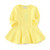 Spring and Autumn Female Babies Cotton Sanded Lotus Leaf Large Swing Skirt Dress