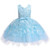 Girls Irregular Embroidered Beaded Bow-knot Tutu Sleeveless Dress Show Dress