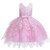 Girls Irregular Embroidered Beaded Bow-knot Tutu Sleeveless Dress Show Dress