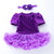 Compound Rose Dress Two-piece Baby Romper Tutu Skirt