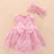 Toddler Girl Dress Group with Bowknot (Color:White Size:66-73)