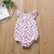 Baby Girl Fold Print Cartoon Pattern Jumpsuit