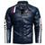 Autumn and Winter Letters Embroidery Pattern Tight-fitting Motorcycle Leather Jacket for Men