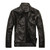Men Plus Velvet Fashion Leather Jacket Motorcycle Coat