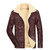 Men Locomotive PU Leather Plus Velvet Jacket