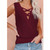 Solid Color Deep V-neck Backless Knitted Vest T-shirt for Ladies (Color:Black Size:S)