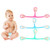 3 PCS Plastic Three-hook Small Claw Baby Diaper BuckleRandom Color Delivery