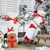 2 PCS CX20215 Snowman Pattern Wine Bottle Bag Christmas Decoration