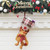 Christmas Ornament Decoration Lattice Cloth Christmas Stocking Gift Bag Pendant