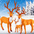 Christmas Simulation Deer Christmas Decoration, Size: 21*15.5*5.5cm