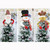 CX20208 Santa Claus Pattern Christmas Tree Pendant Decoration, Size: L