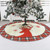 Linen Elk Printed Tree Skirt Christmas Ornaments Christmas Tree Bottom Decoration