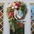 Garden Farmhouse Front Hanging Simulation Flower Ring Wreath Door Hanger