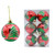 6pcs/pack 6cm Painted Christmas Ball Decoration Props