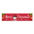 Christmas Patio Banner Party Decoration Supplies