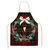 Christmas Plaid Series Cotton And Linen Apron Household Cleaning Overalls