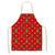 Christmas Plaid Series Cotton And Linen Apron Household Cleaning Overalls