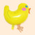 Cartoon Chicken Pattern Easter Holiday Party Animal Ornament Balloons, Random Color Delivery