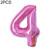 2 PCS 40 Inch Aluminium Foil Number Balloons Birthday Wedding Engagement Party Decor Kids Ball Supplies