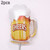2 PCS Birthday Party Celebration Decoration Wine Bottle Wine Glass Foil Balloon