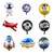 10 PCS Space Aluminum Film Balloon Children Decorate Birthday Party Decoration Balloons,Style: