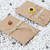 5 PCS Festival Creative DIY Retro Kraft Paper Handmade Large Dry Flower Greeting Card Birthday Card