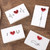 3D Heart Valentine Day Greeting Card Blessings Messages Cards with Envelopes