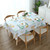 Printinging Coffee Dining Table Cloth PVC Waterproof Oilproof Anti-scalding Tablecloth