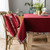 Solid Color Waterproof Tablecloth Linen Rectangular Tablecloth