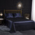 Home Ice Silk Simulation Silk Four-Piece Pillowcase Flat Sheet Fitted Sheet Set