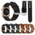 For Apple Watch Series 7 45mm / 6 & SE & 5 & 4 44mm / 42mm 3 & 2 & 1 Retro Hole Genuine Leather Wrist Watch Band