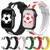 Football Style Metal Connector Silicone Watch Band
