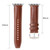 Stitched Genuine Leather Watch Band
