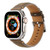 Stitched Genuine Leather Watch Band