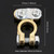 2 PCS Positive and Negative Car U Shape Metal Battery Connectors Terminals Clamps Clips, L Size, Inner Diameter: 16mm