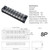 5 PCS Car 8-way 25A TB-2508 Dual Row Power Terminal Connector + 8-position Connection Strip with Cover